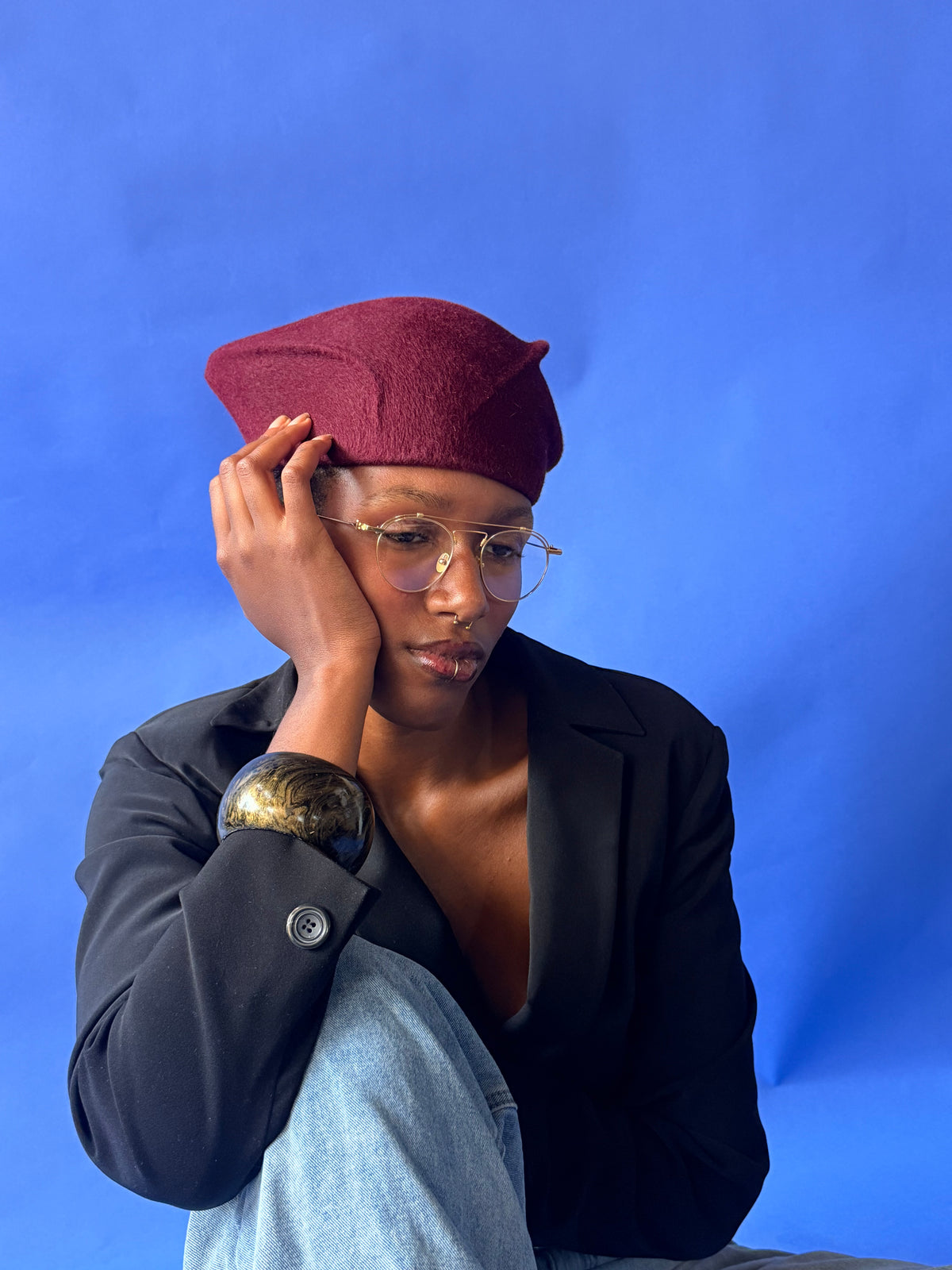 PLUM BERET