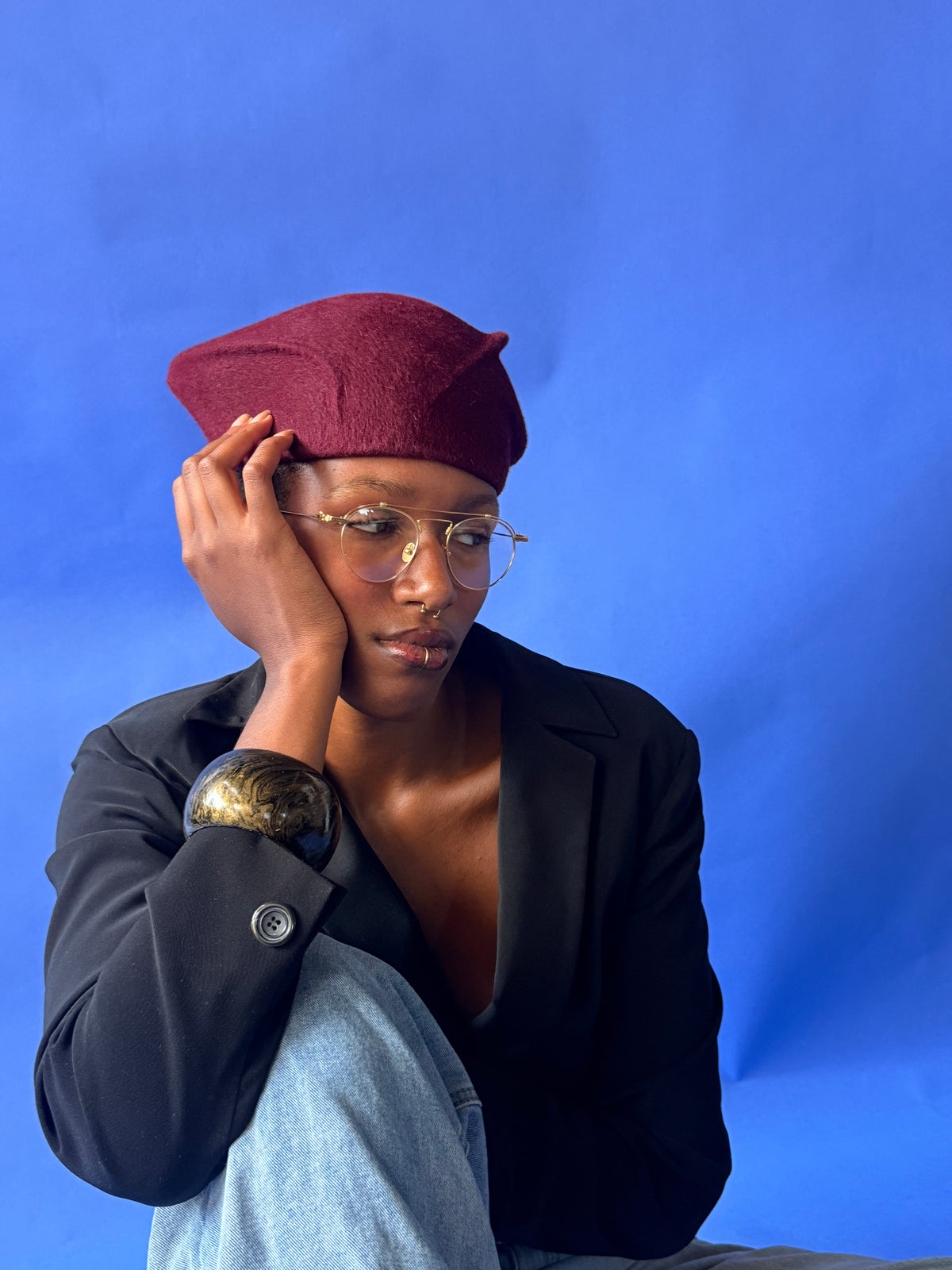 PLUM BERET