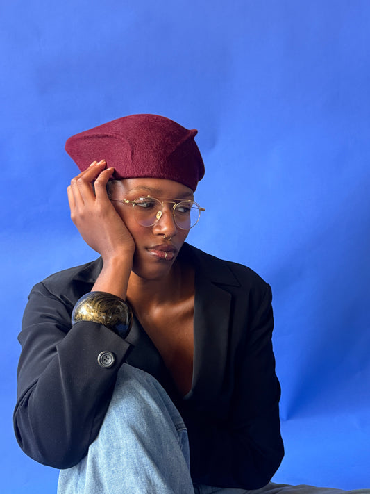 PLUM BERET